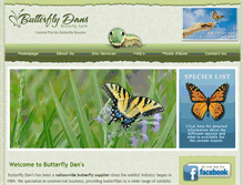 Tablet Screenshot of butterflydans.com